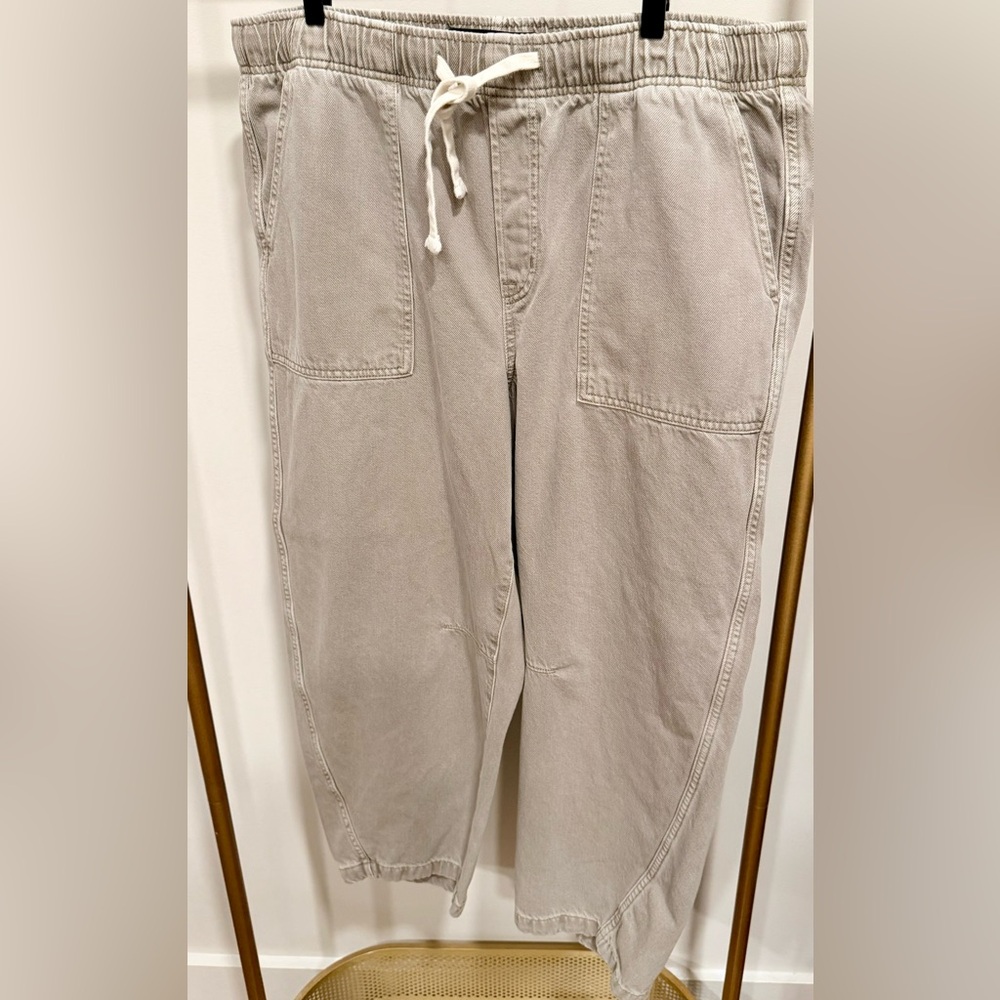 GAP Factory pull-on Barrel jeans in Frosty Morning